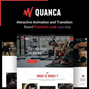 Quanca | Premium Gym Club HTML Template download