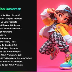 A Guide To Writing And Selling Ai Art Prompts | A 61 page tutorial for effective AI art / PLR & MRR Rights