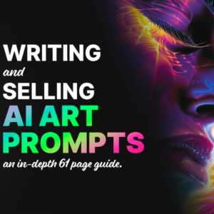 A Guide To Writing And Selling Ai Art Prompts | A 61 page tutorial for effective AI art / PLR & MRR Rights