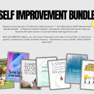 EBOOKS Self Improvement Bundle/750 Digital Books With Resell Rights/Ebook Bundle PLR & MRR Rights