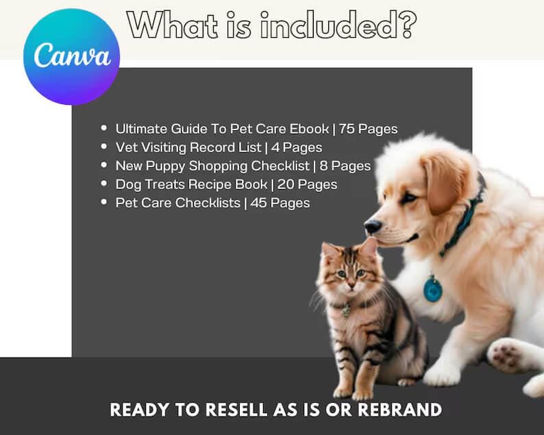 Pet Care Planner Bundle | PLR MRR (Digital Download) - Image 5
