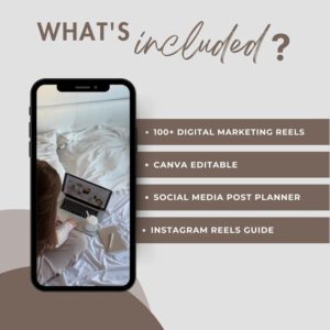 110+ Digital Marketing Videos for Instagram Reels, Faceless Digital Marketing Videos Master Resell Rights, MRR/PLR, Canva