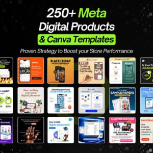 230+ Digital Product Ad Templates: Canva Facebook & Instagram (PLR, MRR)