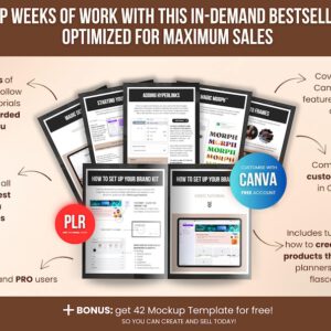 Canva Crash Course with PLR Resell Rights, Editable Video Tutorial & Ebook, Canva Training Guide for Beginners and Resellers, Etsy Sellers