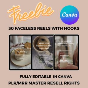 119 Canva Etsy Product Thumbnail Mockups: PLR/MRR Resell Rights Canva template Digital Download