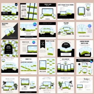 119 Canva Etsy Product Thumbnail Mockups: PLR/MRR Resell Rights Canva template Digital Download