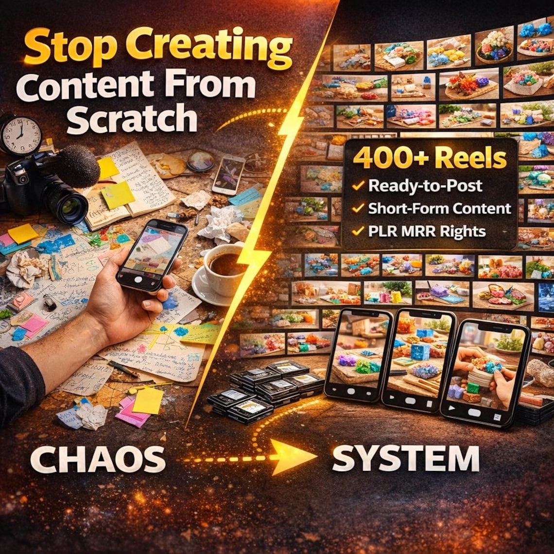 4000+ DIY Art & Craft Reels PLR MRR | Digital Download Content for Instagram TikTok YouTube - Image 3